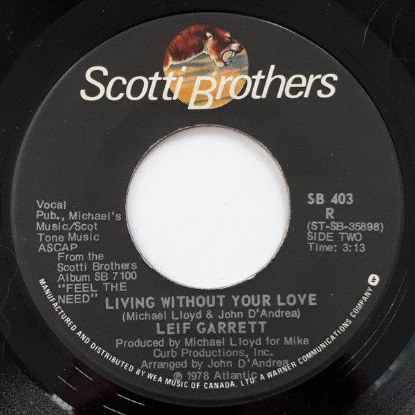 Leif Garrett - I Was Made For Dancin' / Living Without Your Love - 1978