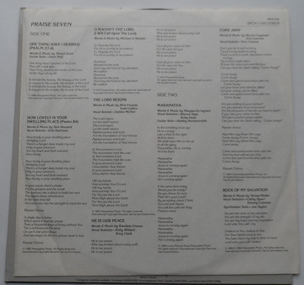 Various - Praise Seven - 1984