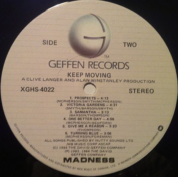 Madness - Keep Moving - 1984