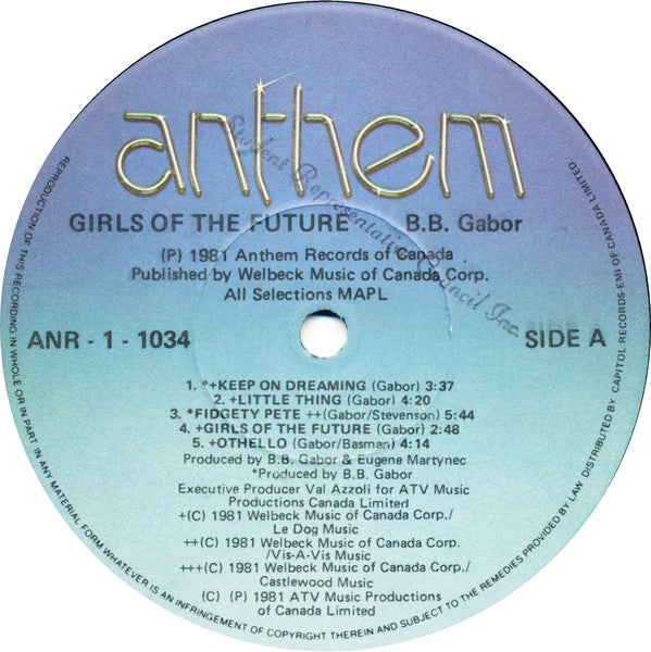 BB Gabor - Girls Of The Future