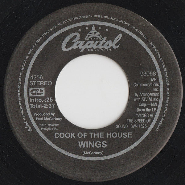 Wings  - Silly Love Songs Vinyl Record