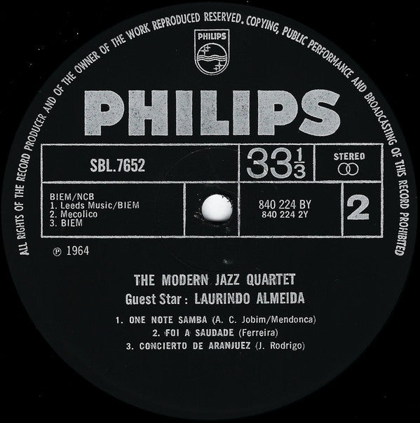 The Modern Jazz Quartet - The Modern Jazz Quartet Guest Star: Laurindo Almeida