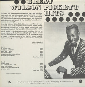 Wilson Pickett - Great Wilson Pickett Hits - 1967