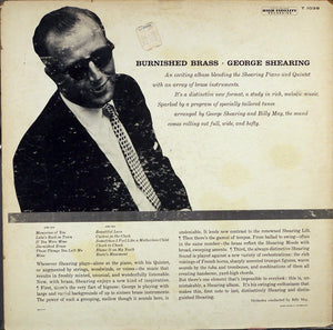 George Shearing Quintet, The - Burnished Brass - 1958