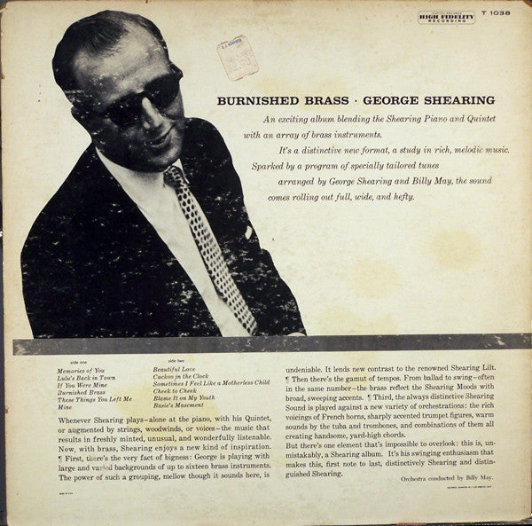 George Shearing Quintet, The - Burnished Brass - 1958