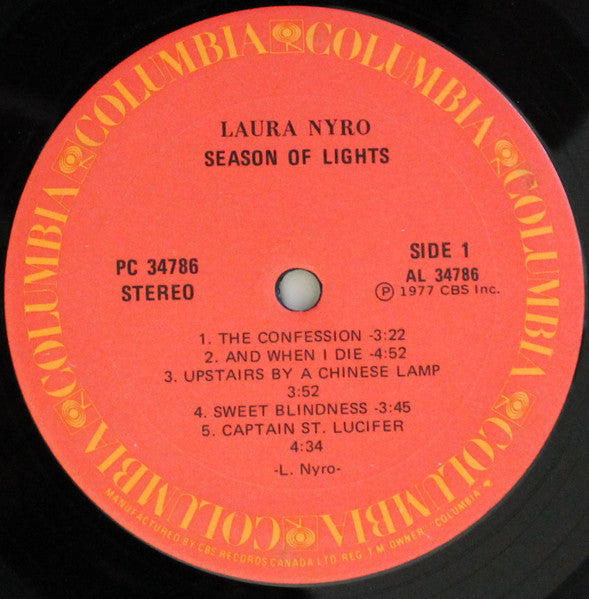 Laura Nyro - Season Of Lights...Laura Nyro In Concert