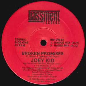 Joey Kid - Broken Promises Vinyl Record