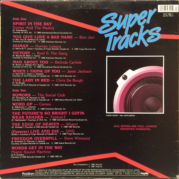 Various - Super Tracks - 1987