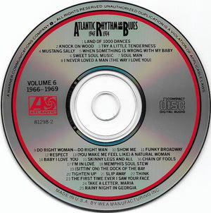 Various - Atlantic Rhythm & Blues 1947-1974, Volume 6 1966-1969 (CD) -
