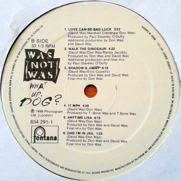 Was (Not Was) - What Up, Dog? - 1988