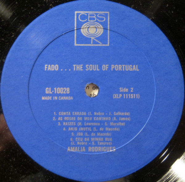 Amália Rodrigues - Fado...The Soul Of Portugal -