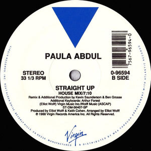 Paula Abdul - Straight Up - 1988