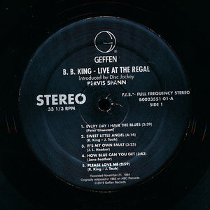 B.B. King - Live At The Regal - 2015