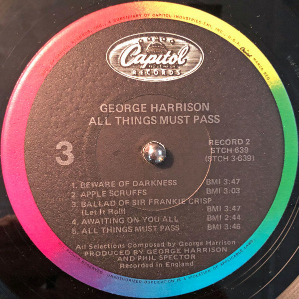 George Harrison - All Things Must Pass - 1983