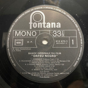 Antonio Carlos Jobim & Luiz Bonfá - Orfeu Negro - Bande Originale Du Film De Marcel Camus -