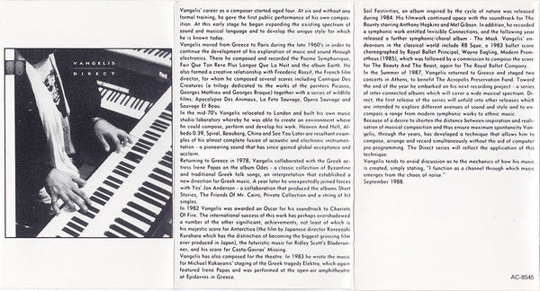 Vangelis - Direct - 1988