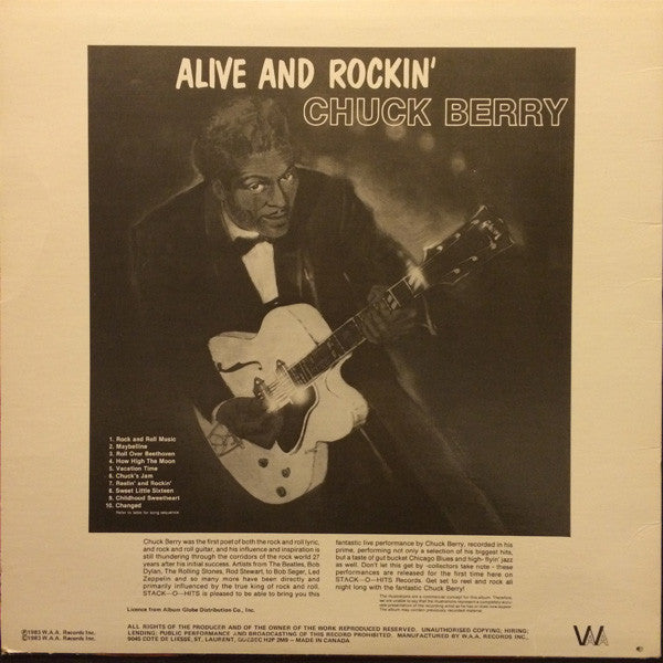 Chuck Berry - Alive And Rockin' - 1983