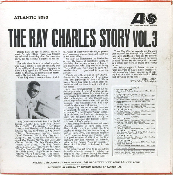 Ray Charles - The Ray Charles Story Volume 3 - 1963