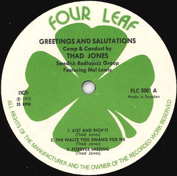 Thad Jones - Greetings And Salutations