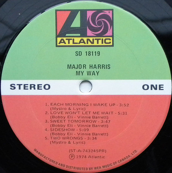 Major Harris - My Way - 1975