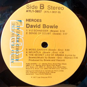 David Bowie - "Heroes" - 1980