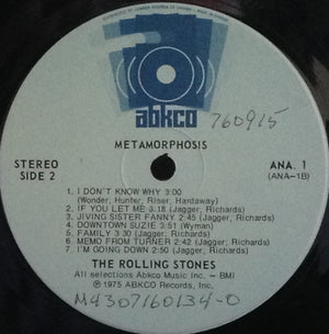 Rolling Stones, The - Metamorphosis - 1975