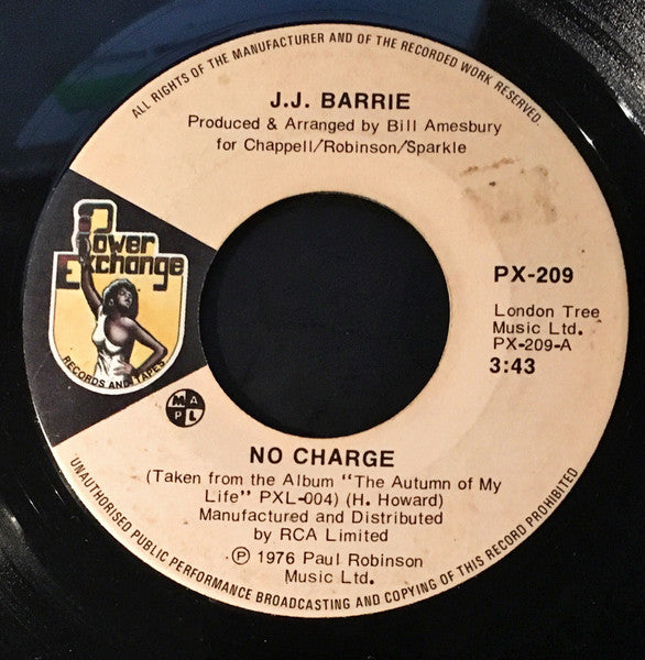J. J. Barrie - No Charge - 1976