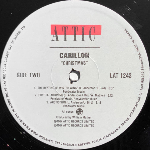 Various - Carillon Christmas - 1987