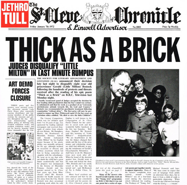 Jethro Tull - Thick As A Brick - 2015