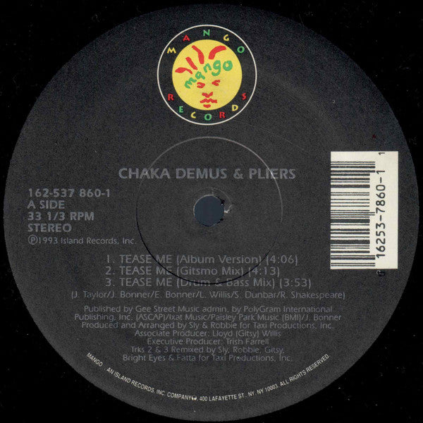 Chaka Demus & Pliers - Tease Me