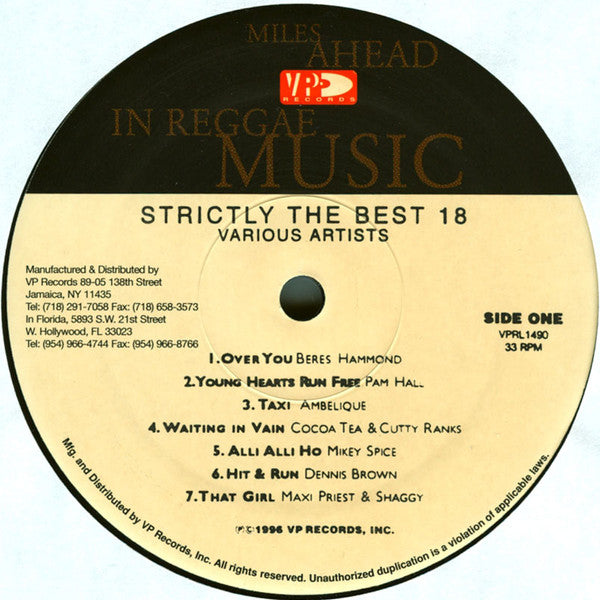 Various - Strictly The Best 18 - 1996