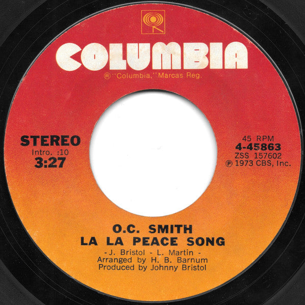 OC Smith - La La Peace Song
