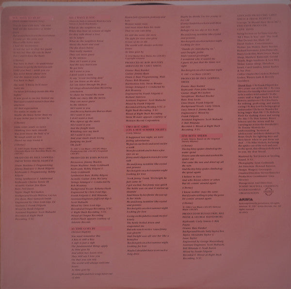 Carly Simon - Coming Around Again - 1987