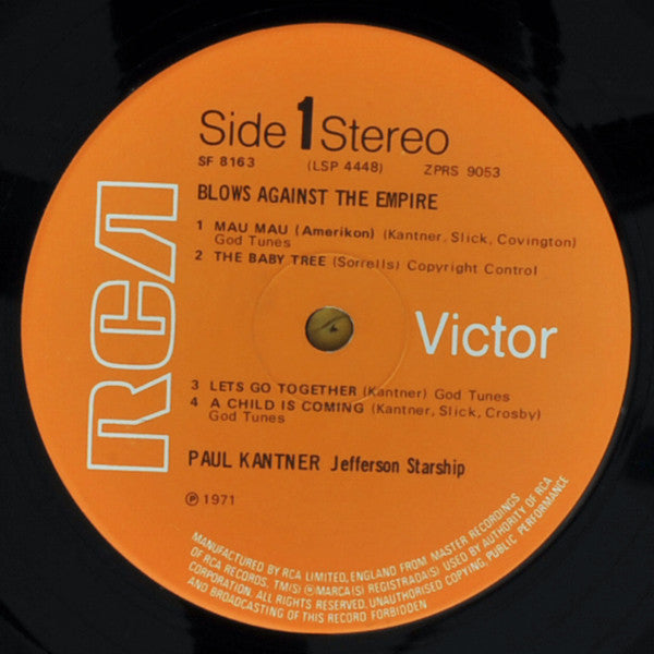 Paul Kantner / Jefferson Starship - Blows Against The Empire - 1971