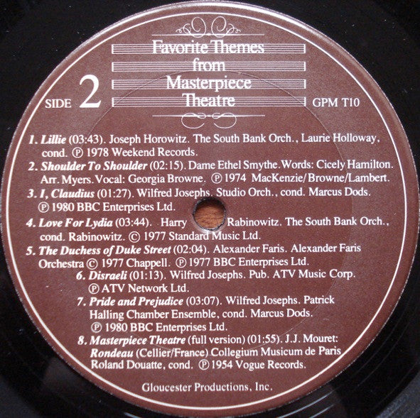 Various - Favorite Themes From Masterpiece Theatre - 1981
