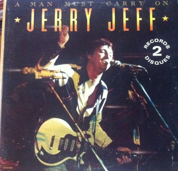 Jerry Jeff - A Man Must Carry On Vinyl Record