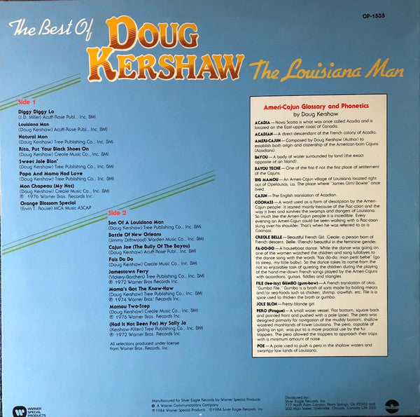 Doug Kershaw - The Best of Doug Kershaw The Louisiana Man - 1984