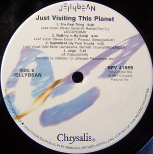 John "Jellybean" Benitez - Just Visiting This Planet - 1987