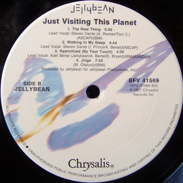 John "Jellybean" Benitez - Just Visiting This Planet - 1987