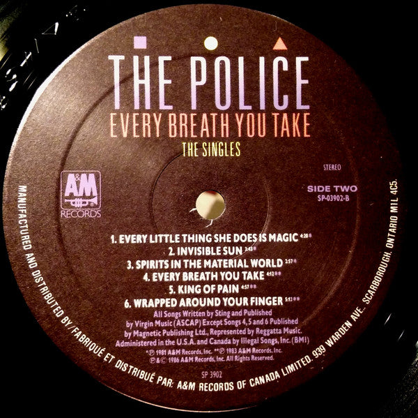 Police, The - Every Breath You Take (The Singles) - 1986