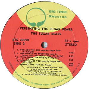 Sugar Bears - Presenting The Sugar Bears - 1971