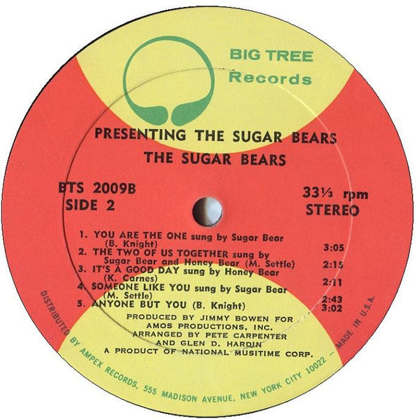 Sugar Bears - Presenting The Sugar Bears - 1971