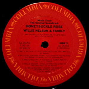 Willie Nelson & Family - Honeysuckle Rose (Music From The Original Soundtrack) Vinyl Record