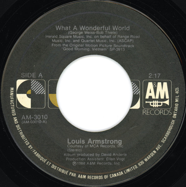 Louis Armstrong - What A Wonderful World