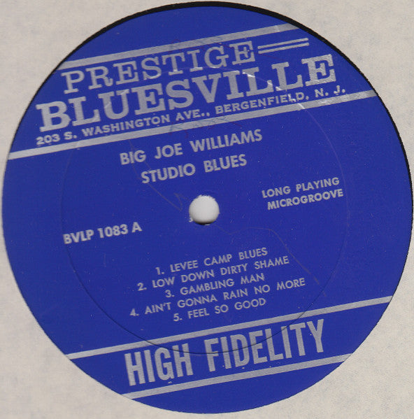 Big Joe Williams - Studio Blues - 1963