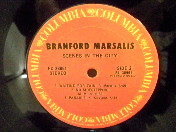 Branford Marsalis - Scenes In The City Vinyl Record