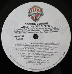 George Benson - While The City Sleeps... - 1986