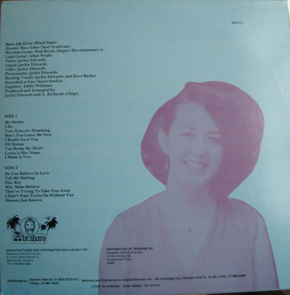 Jackie Edwards And Featuring Kate Swadling - Love & Affection -