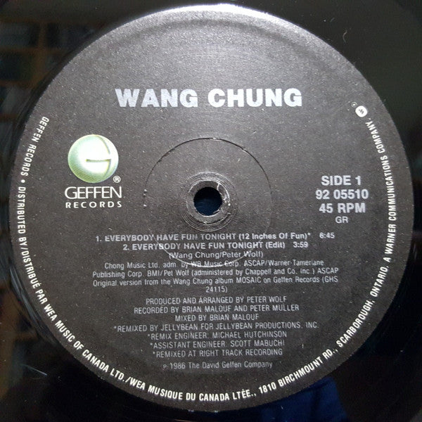 Wang Chung - Everybody Have Fun Tonight
