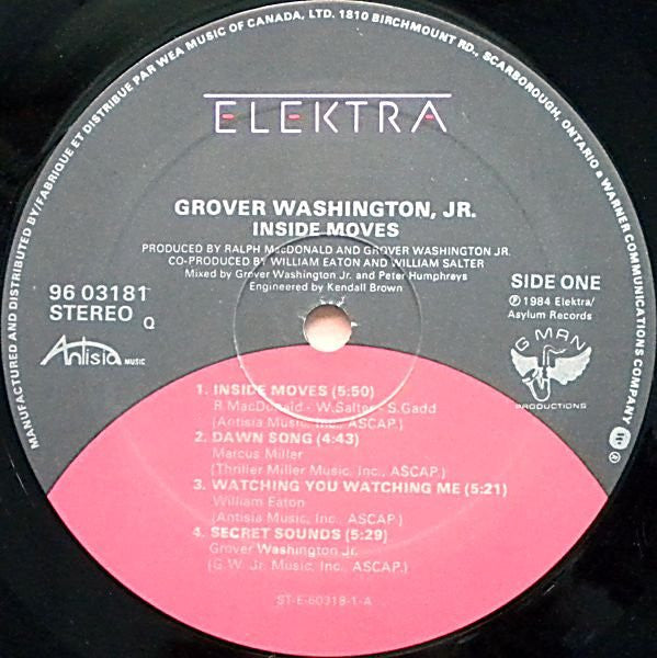 Grover Washington, Jr. - Inside Moves